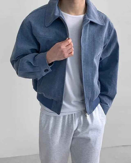 Giacca Elegante in finta pelle di Camoscio