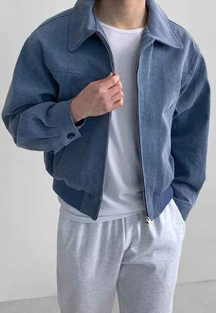 Giacca Elegante in finta pelle di Camoscio